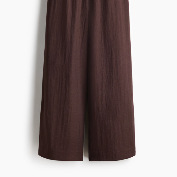 PANTALON 7/8 EN LIN MÉLANGÉ
